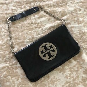 Tory Burch Reva Black Shoulder Bag